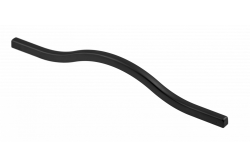 Ročaj Zamak VITO C=160 mm črna mat (BLK) 1208966246
