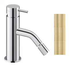 Waterevolution Flow bidetna mešalna baterija PVD brušeno svetlo zlato T120WGE