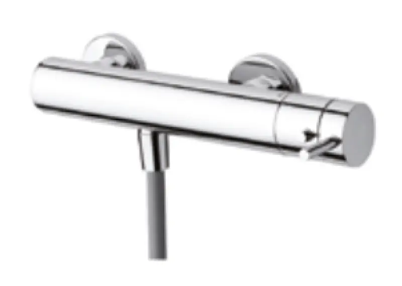 Waterevolution Flow tuš termostat z tuš garniturom PVD svetlo zlato T140TWGE