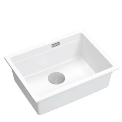 Quadri Newport II bela granitna vgradna pomivalno korito belo 560x450 mm 1208966922