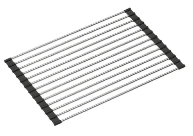 Quadri nerjavna jeklena valjčna podloga za v umivalnik 39 x 26cm 1208966923