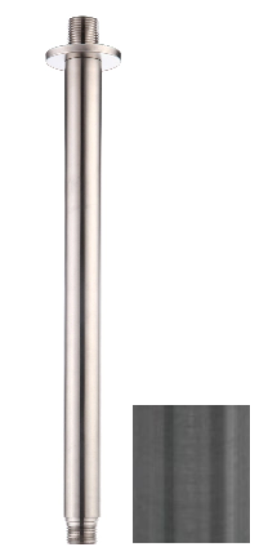 Waterevolution flow plafondsteun 40 cm PVD Gun Metal T164540GME