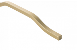 Ročaj za pohištvo GTV GRAVEL, C=3x352 mm, L= 1200 mm, Al, brušeno zlato 1208966974