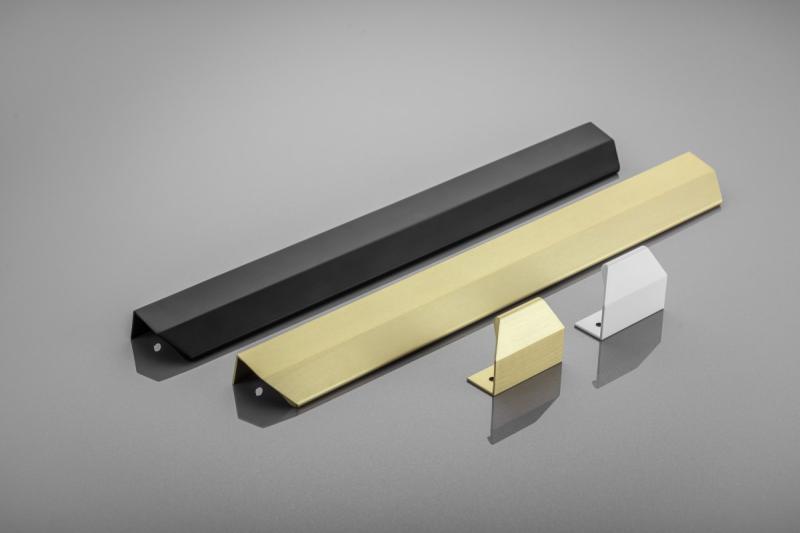 Ročaj za pohištvo GTV TREX CROSS, C=320 mm, L= 350 mm, Al, črna mat 1208967003