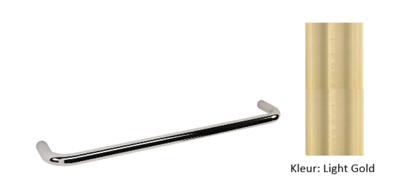 Waterevolution flow handdoekhouder 35 cm PVD Light Gold A111WGE