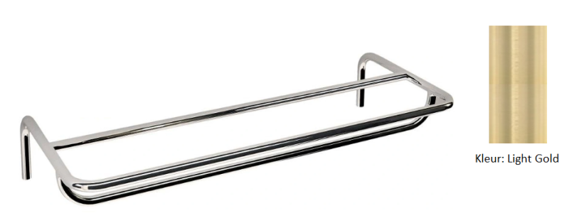 Waterevolution flow handdoekhouder licht goud A118WGE