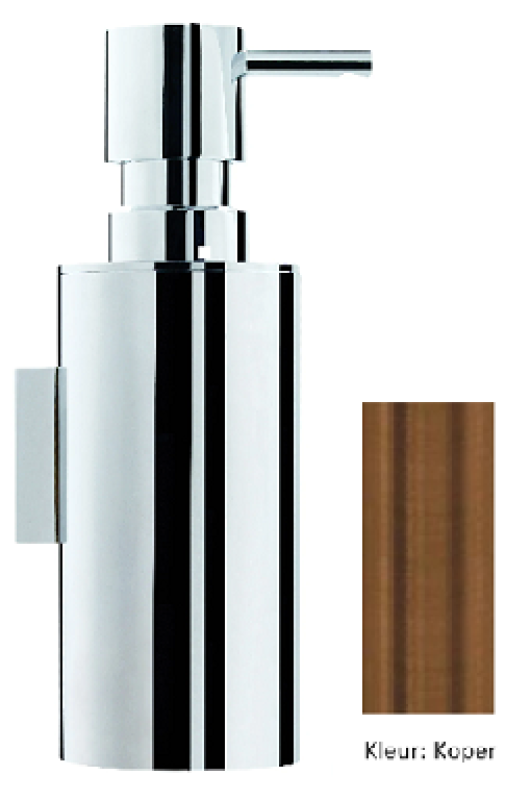 Waterevolution Diepe hangende zeepdispenser Koper A226CPE