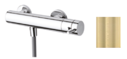 Waterevolution Flow tuš termostat z garnituro za tuš PVD svetlo zlato T140TNWGE
