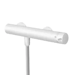 Waterevolution Flow douchthermostaat met douchegarnituur rond wit T140TNRBR