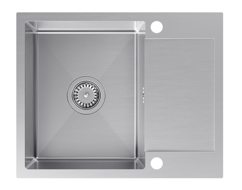 Quadri Dixton 80 RVS pomivalno korito 600x480 mm z odcejalnikom, obrnljivo 1208967196