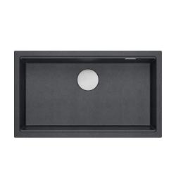Quadri Newport II grote en diepe spoelbak graniet opbouw en onderbouw antraciet spoelbak 76x45cm met rvs plug 1208967313

Quadri Newport II velik in globok umivalnik granit nadgradnja in vgra