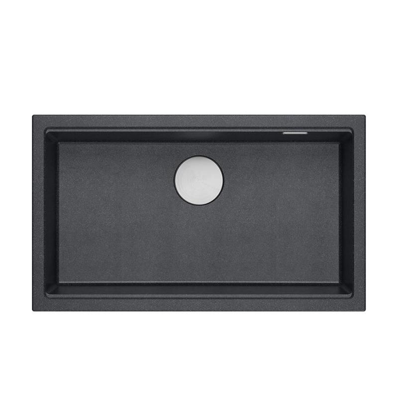 Quadri Newport II grote en diepe spoelbak graniet opbouw en onderbouw antraciet spoelbak 76x45cm met rvs plug 1208967313

Quadri Newport II velik in globok umivalnik granit nadgradnja in vgra