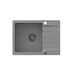 Quadri Kendal sivi granitni pomivalnik z odcejalnim delom 60x44cm obrnljiv 1208967401