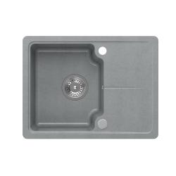 Quadri Kendal siva granitna pomivalno korito 58x44 cm z odcejalnim delom 1208967404