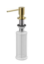 Quadri Luxor Inbouw Zeepdispenser goud van boven navulbaar 1208967511
