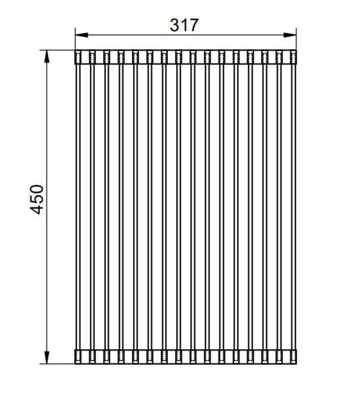 Pure.Sink Prestige valjčna podloga za pomivalno korito Zlato PPGRM40-60