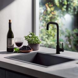 Pure.Sink Elite Steel Pure kuhinjska pipa Mat črna PS8010-10