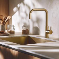 Pure.Sink Elite Steel Pure kuhinjska pipa PVD brušeno zlato PS8010-60