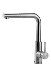 Pure.Sink Elite Steel Spark-S kuhinjska pipa iz nerjavečega jekla z izvlečno cevjo PS8041-02