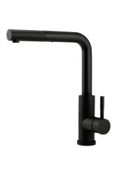 Pure.Sink Elite Steel Spark-S kuhinjska armatura Mat črna z izvlečno cevjo PS8041-10