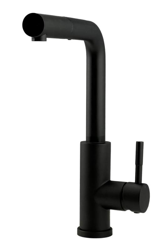 Pure.Sink Elite Steel Spark-S kuhinjska armatura Mat črna z izvlečno cevjo PS8041-10