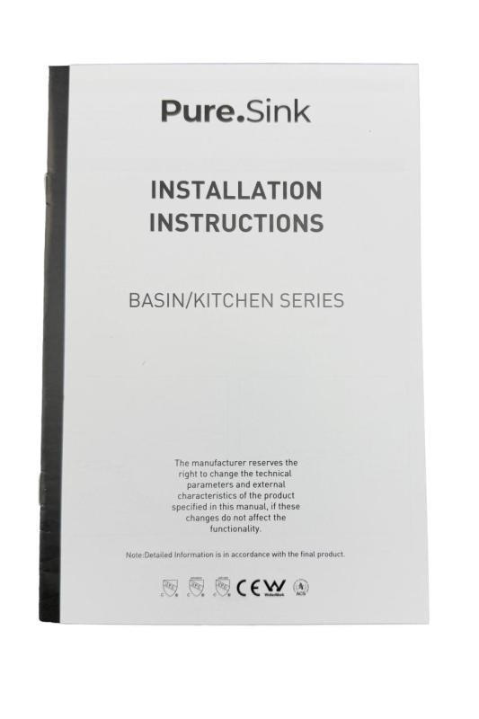 Pure.Sink Elite Steel Spark-S kuhinjska armatura PVD Brušeno zlato z izvlečno cevjo PS8041-60