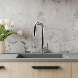 Pure.Sink Elite Steel Crystal-S kuhinjska pipa nerjaveče jeklo z izvlečno cevjo PS8050-02