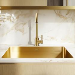 Pure.Sink Elite Steel Stream kuhinjska armatura PVD Brušeno zlato PS8044-60