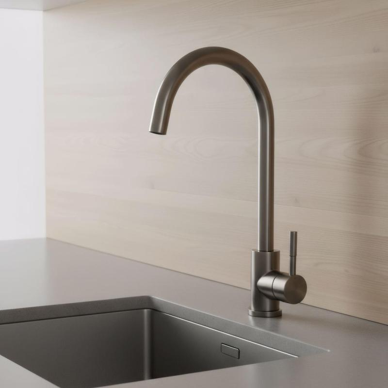 Pure.Sink Elite Steel Stream kuhinjska armatura PVD Gun metal PS8044-61