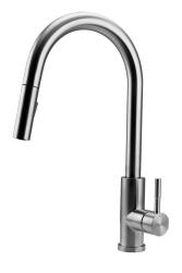 Pure.Sink Elite Steel Stream-S kuhinjska pipa iz nerjavečega jekla z izvlečnim izlivom PS8045-02