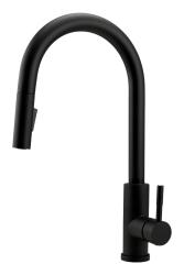 Pure.Sink Elite Steel Stream-S kuhinjski pipa Mat črna z izvlečno cevjo PS8045-10