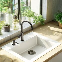 Pure.Sink Elite Steel Shine dozirnik za milo PVD Gun Metal PS9010-61