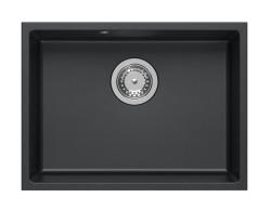 Quadri Elston Antracit Granit Podgradni Pomivalnik 495x360mm z Inox Čepom 1208967659