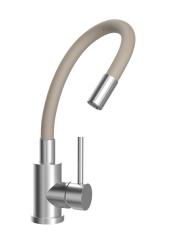 Quadri Bristol Kuhinjska Armatura RVS z Gibko Bež Izlivom 1208967664