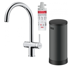 Franke Maris waterhub 7L boiler 3-1 met Touch elektronische kokendwaterkraan chroom met waterhub bypass 1208967853