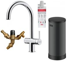 Franke Maris waterhub 7L boiler 3-1 met Touch elektronische kokendwaterkraan chroom met waterhub bypass 1208967853