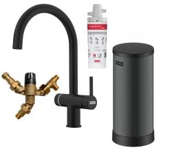 Franke Maris water hub 7L bojler 3-1 s Touch elektronsko pipo za vrelo vodo mat črna z obvodom waterhub 1208967856