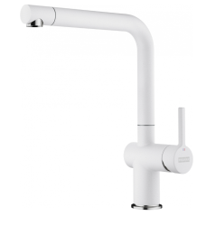 Franke Active L Kuhinjska armatura Polar White Bela z vrtljivim izlivom 115.0653.376