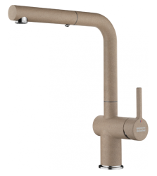 Franke Active L Kuhinjska Pipa Oyster Beige z Izvlečno Ročno Prho 115.0653.389