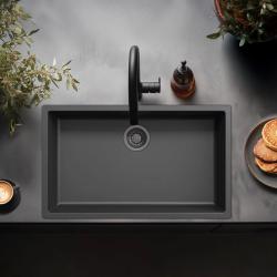 Zwarte grote spoelbak 70x40cm onderbouw opbouw en vlakbouw met gun metal plug 1208968041 vertaalt naar het Sloveens als:

Črno veliko pomivalno korito 70x40cm vgradno, nadgradno in ploskovno 