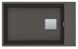 Franke Kubus KNG 110.62 Pomivalno korito 72x42 Slate Grey Granit Temno Siva Podgradnja z Mizo za Pipo 125.0714.637