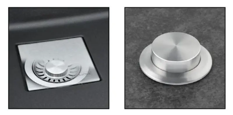 Franke Kubus KNG 110.62 Pomivalno korito 72x42 Slate Grey Granit Temno Siva Podgradnja z Mizo za Pipo 125.0714.637