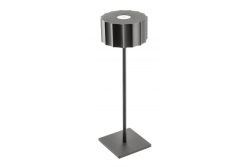 LED namizna svetilka AZELIA, 2,5W, 200lm, DC 5V, 1A, 4000 K, baterija 4000 mAh, zatemnljiva, črna