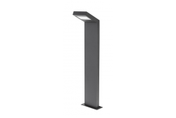 Vrtna svetilka LONDON LED, 10W, 720lm, IP54, AC220-240V, 50/60Hz, 4000K, ravna steblo, 58 cm, črna