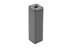 Foot dakp-26 100 mm (črn) kvadratni 40x40