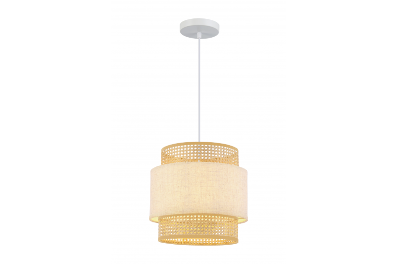 Stropna svetilka ABRA, 6168, AC220-240V, 50/60Hz, 1*E27, max.40W, IP20, povp. 40 cm, smetana