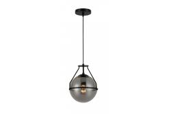 Stropna svetilka DROP 2, 6984, AC220-240V, 50/60Hz, 1*E27, max.25W, premer 21 cm, črna