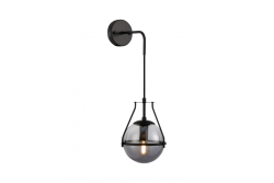 Stenska svetilka DROP 4, 7325, AC220-240V, 50/60Hz, 1*E27, max.40W, črna