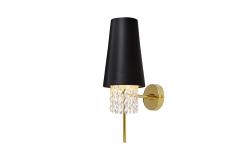 Stenska svetilka NESTO 2, 5970, AC220-240V, 50/60Hz, 1*E27, max.40W, črna/zlata