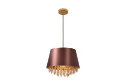 Stropna svetilka NESTO, 6083, AC220-240V, 50/60Hz, 1*E27, max.40W, IP20, povp. 30 cm, rjava